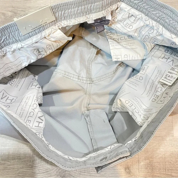 NWT Van Heusen Cargo Shorts 36 Stretch Cotton 8in Inseam- Stone Grey - Picture 12 of 16